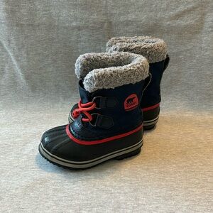 Preschool Boys Sorel Waterproof Snow Boots- Size 10